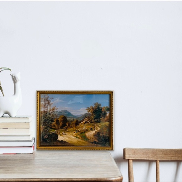 Cottagecore Ernst Fries landscape painting. Romanticism style. - Picture 7 of 9